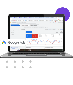 Pantallazo del panel de Google Ads